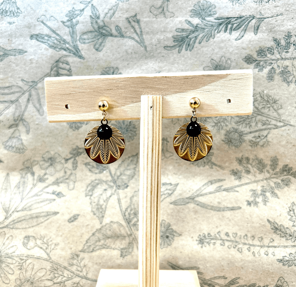 Boucle d'oreilles Or - Printania
