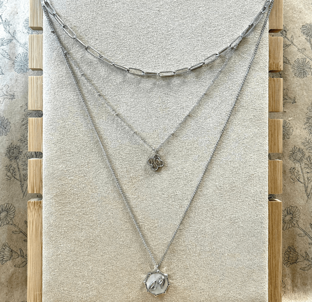 Collier triple Argent - Toleda