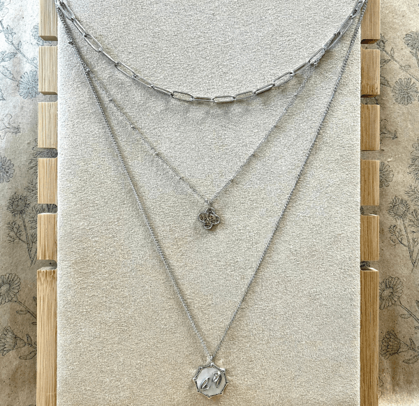 Collier triple Argent - Toleda